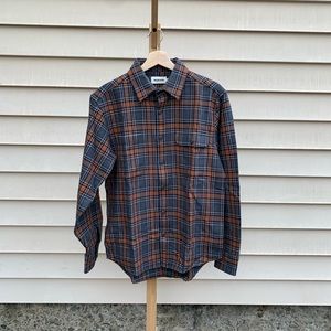 Taylor Stitch Crater Shirt in Brown Plaid 40/M